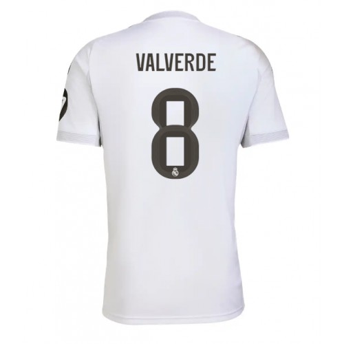 Real Madrid Federico Valverde #8 Primera Equipación 2025-26 Manga Corta